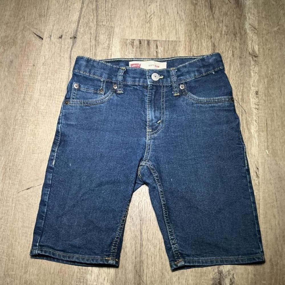 Levi's Dark Wash Denim Jean Shorts Jorts Size 28 Casual‎ Summer Streetwear
